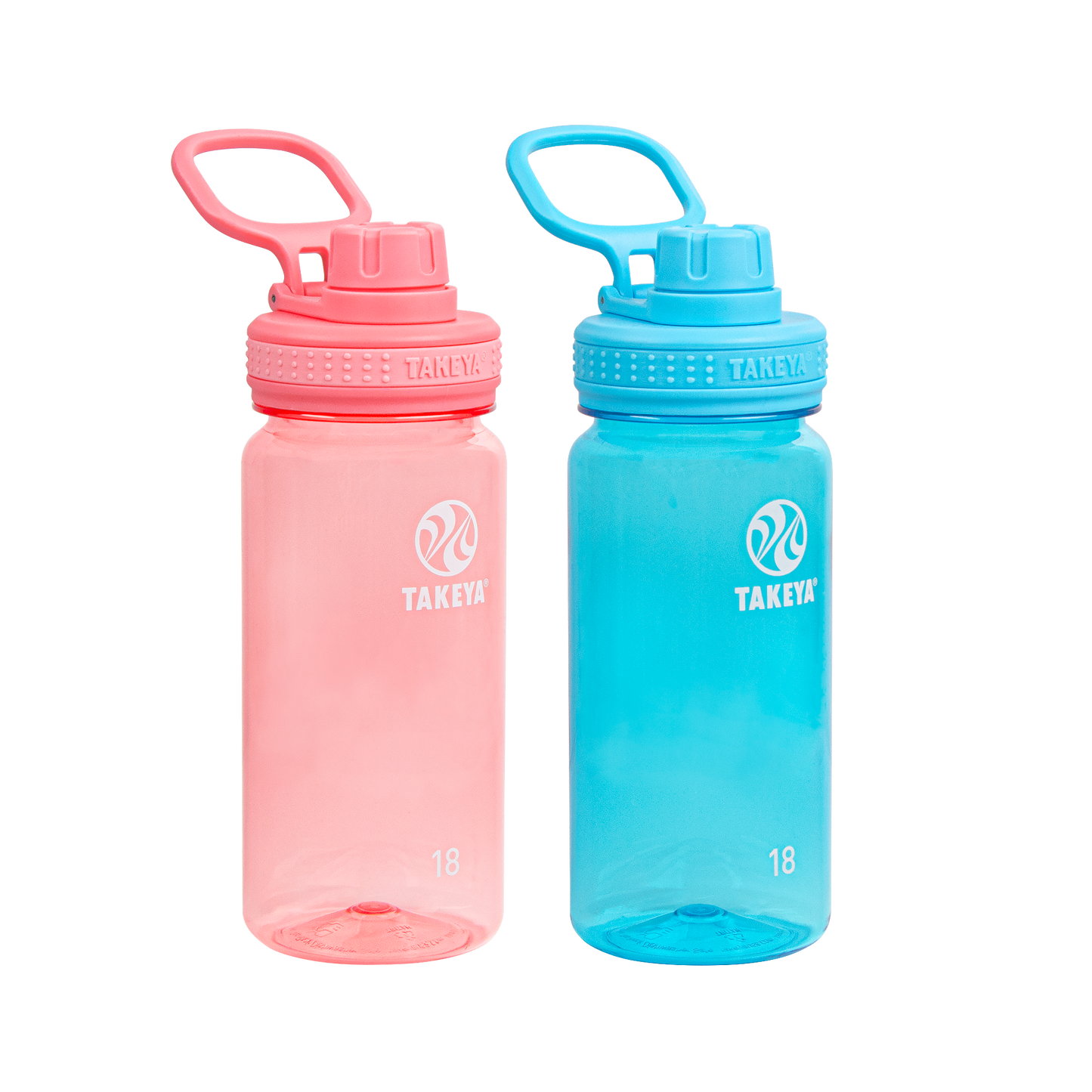 tritan-water-bottle-bundle-with-spout-lid-2-pack-j0 51475-Tritan-Spout-18-2pk-FlutterPink-BreezyBlue-Front_1.png