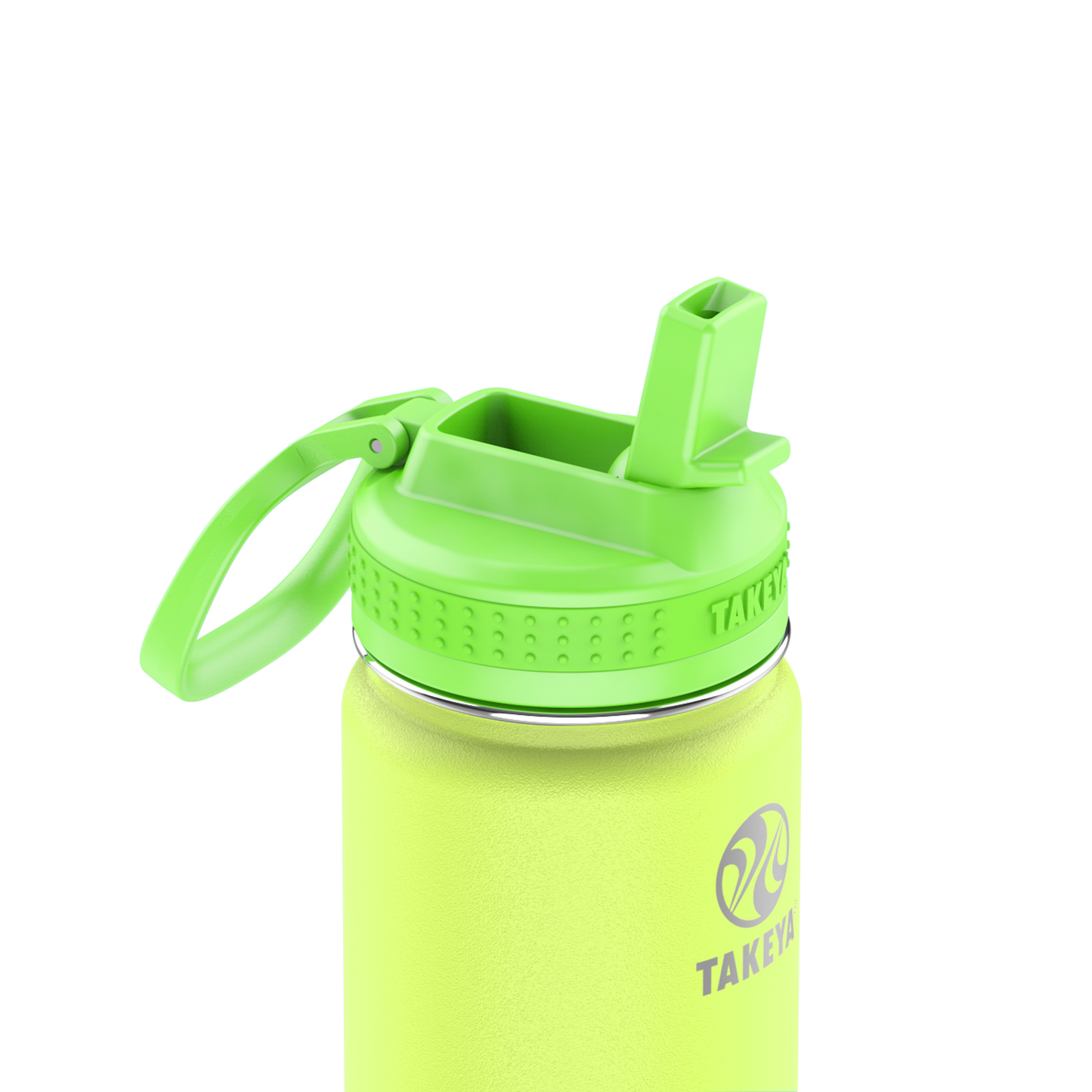 actives-kids-glow-in-the-dark-water-bottle-with-straw-lid-h0 51075-Actives-Kids-Straw-18-GID-LightningGreen-closeup.png