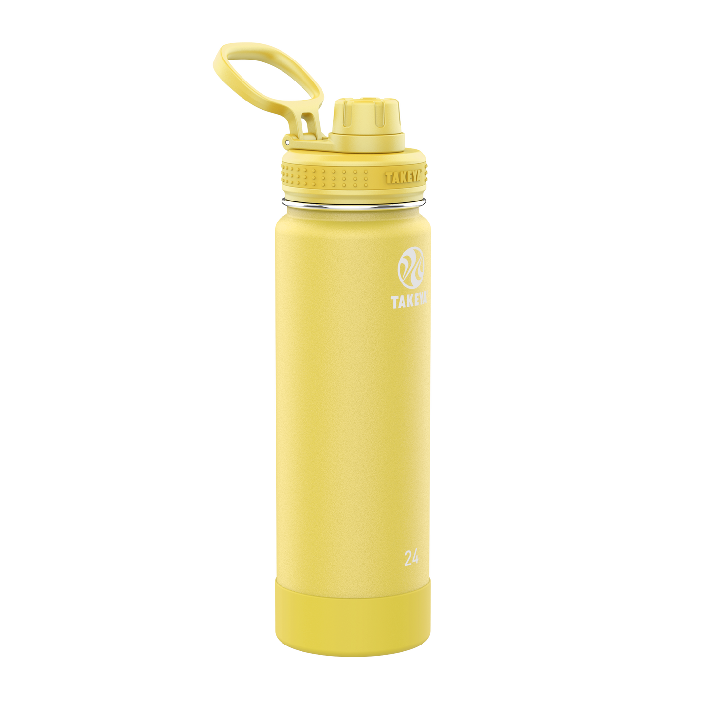 actives-water-bottle-with-spout-lid-d6 51187-Actives-Spout-24-Canary-angle.png