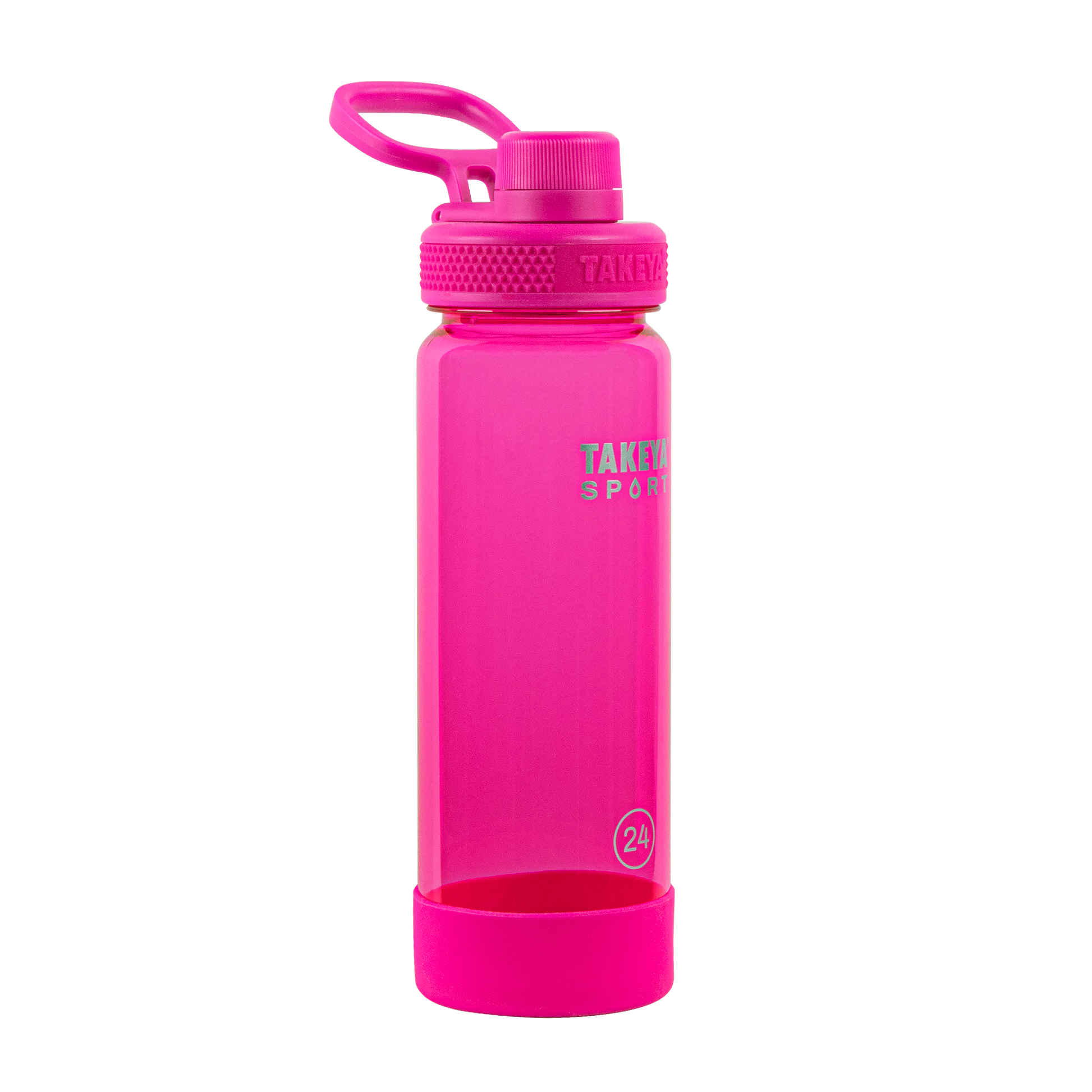 tritan-sport-water-bottle-with-spout-lid-f0 51671-TKS-Tritan-Spout-24-PinkSweep-frontangle.png