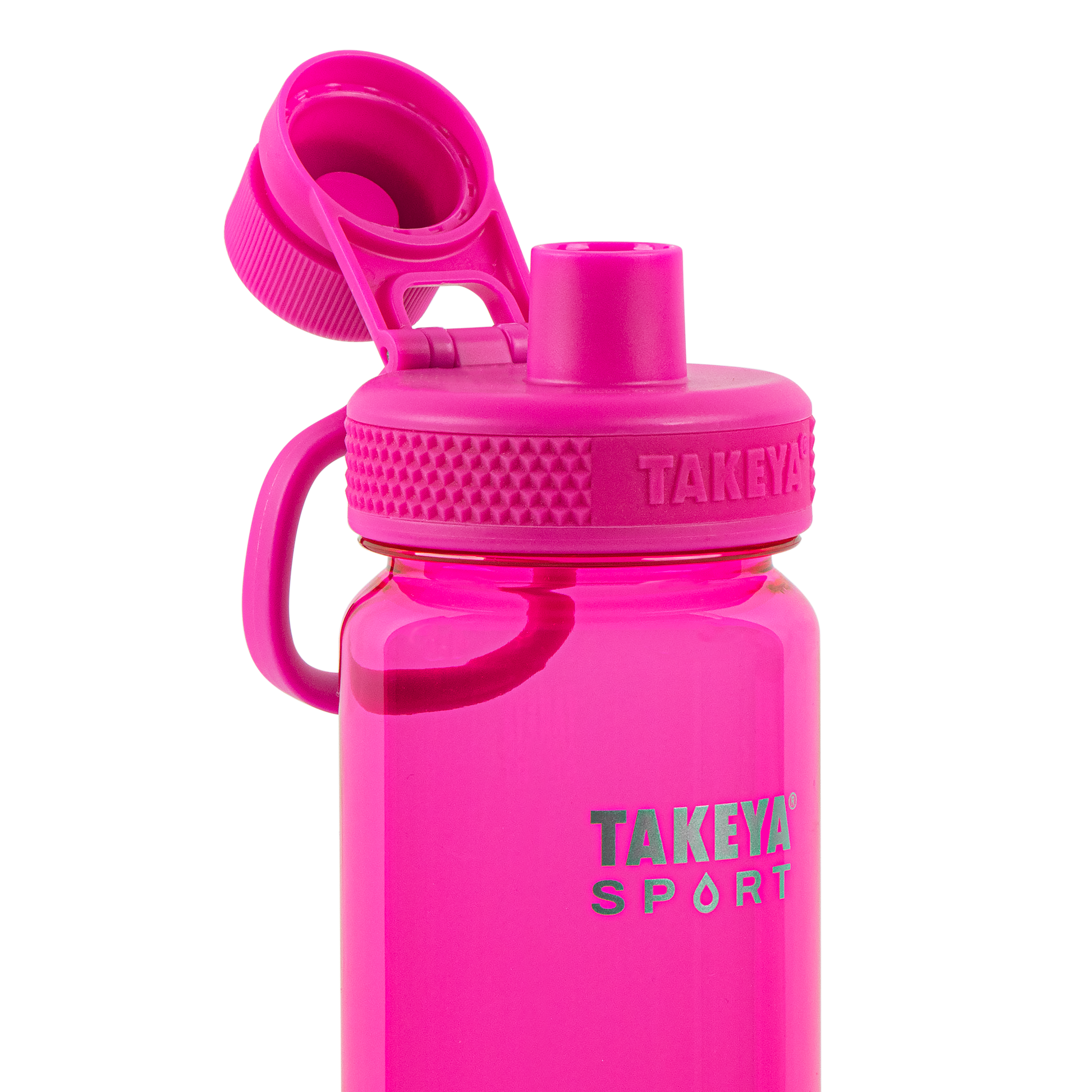 tritan-sport-water-bottle-with-spout-lid-f0 51671-TKS-Tritan-Spout-24-PinkSweep-openlid.png