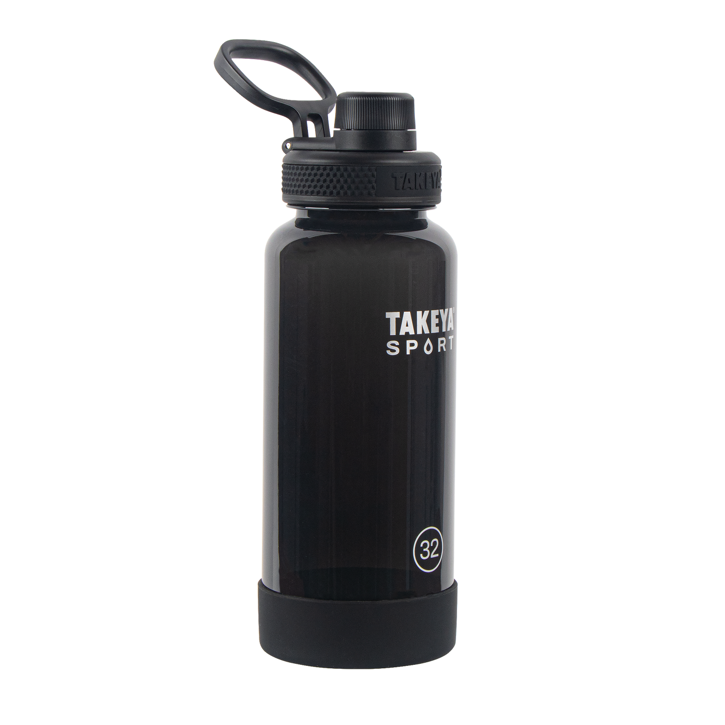 tritan-sport-water-bottle-with-spout-lid-f0 51829-TKS-Tritan-Spout-32-GrandSlamBlack-frontangle.png