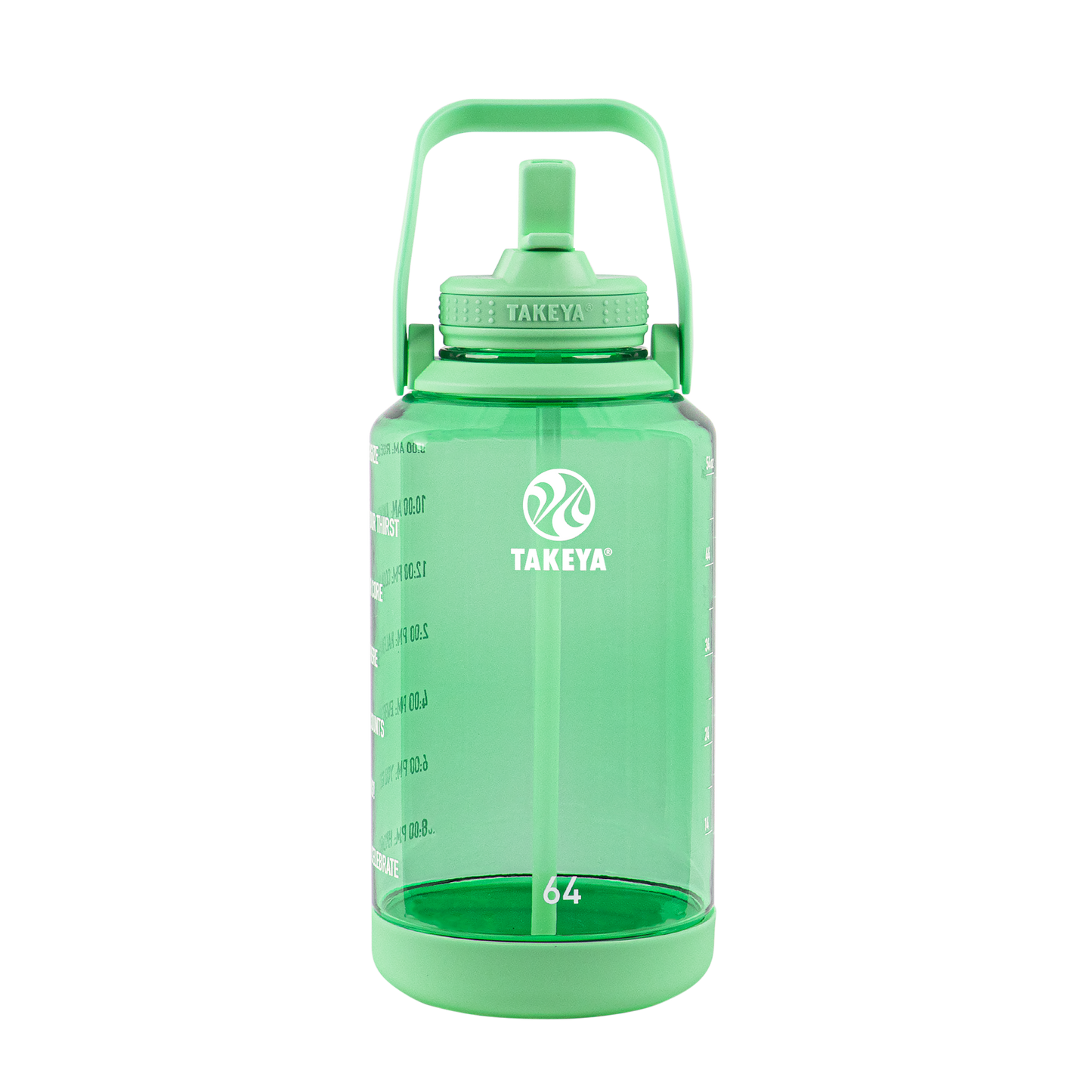 tritan-motivational-water-bottle-with-straw-lid-l5 54101-Tritan-Straw-Motivational-64-PistactioGreen-front.png
