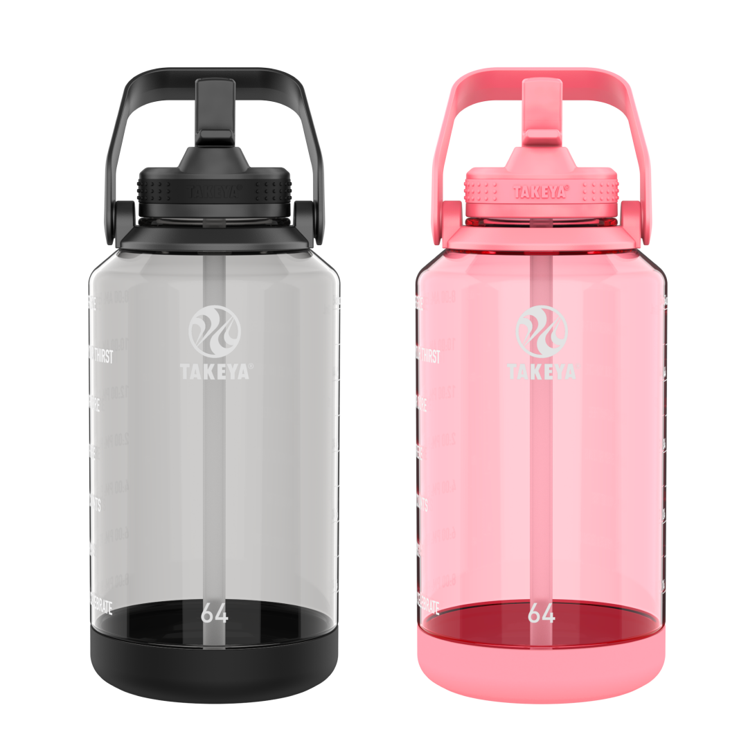 tritan-motivational-bottle-bundle-with-straw-lid-2-pack-y7 Motivational1-Black_1Pink.png