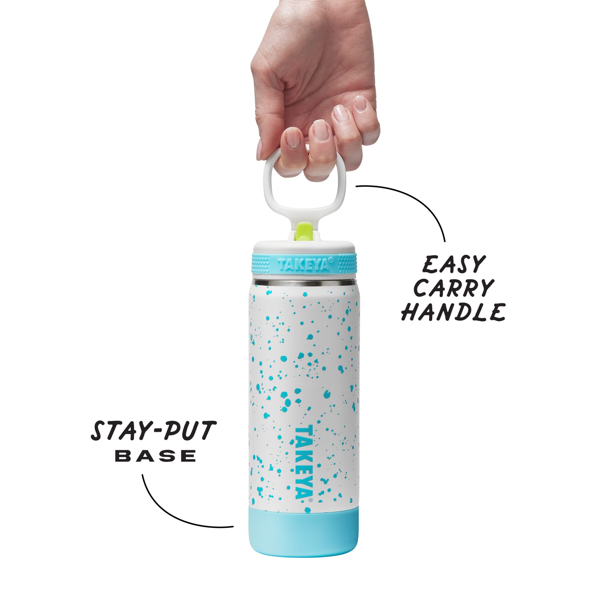 glow-in-the-dark-sport-kids-water-bottle-confetti-with-straw-lid-p0 TKS_SP25_CoreKidsGIDConfetti_StwBtl_CloudGlow_18oz_51368_v3_sRGB-Callout.png